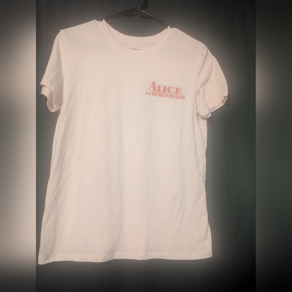 Disney White Short Sleeve Tee with Logo